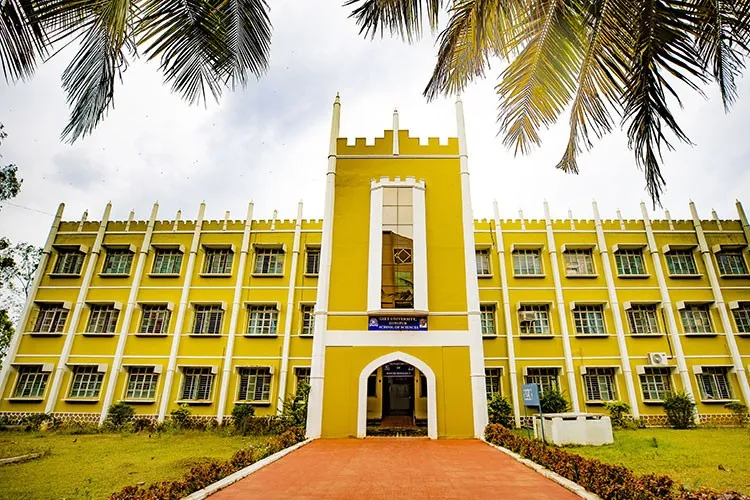 School of Sciences building, yellow facade